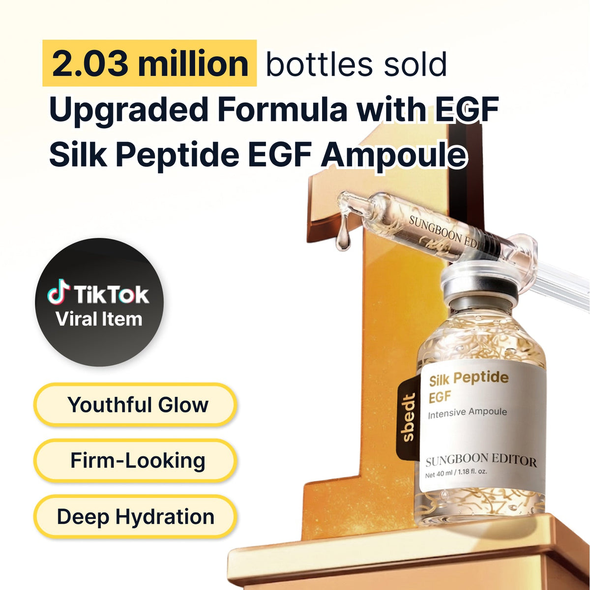 Deep Collagen Silk Peptide EGF Intensive Ampoule 2-pack SUNGBOON EDITOR